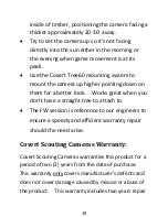 Preview for 19 page of Covert Scouting Cameras AW1-A Instruction Manual