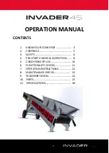 Предварительный просмотр 3 страницы Coveya INVADER 45 Operation Manual