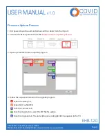 Предварительный просмотр 10 страницы Covid EHB-120 User Manual