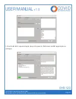 Предварительный просмотр 11 страницы Covid EHB-120 User Manual