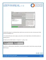 Предварительный просмотр 12 страницы Covid EHB-120 User Manual
