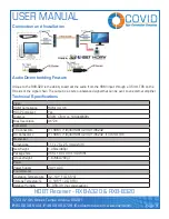 Предварительный просмотр 5 страницы Covid RXB-A320 User Manual