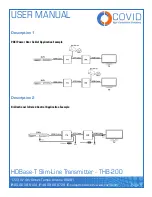 Предварительный просмотр 6 страницы Covid THB-200 User Manual