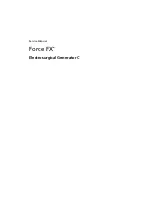 Предварительный просмотр 1 страницы Covidien Force FX Service Manual