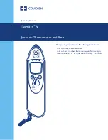 Preview for 1 page of Covidien Genius 3 Operating Manual