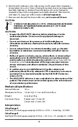 Предварительный просмотр 4 страницы Covidien Nellcor EASYCAP II Instructions For Use Manual