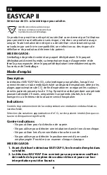 Предварительный просмотр 6 страницы Covidien Nellcor EASYCAP II Instructions For Use Manual