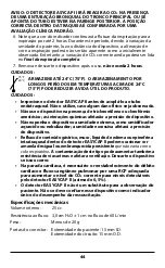 Preview for 44 page of Covidien Nellcor EASYCAP II Instructions For Use Manual