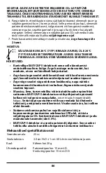 Предварительный просмотр 86 страницы Covidien Nellcor EASYCAP II Instructions For Use Manual