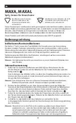 Предварительный просмотр 9 страницы Covidien Nellcor MAXA Instructions For Use Manual