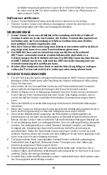Предварительный просмотр 10 страницы Covidien Nellcor MAXA Instructions For Use Manual