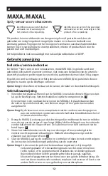 Предварительный просмотр 12 страницы Covidien Nellcor MAXA Instructions For Use Manual