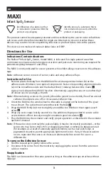 Предварительный просмотр 3 страницы Covidien Nellcor MAXI Instructions For Use Manual