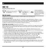 Preview for 27 page of Covidien Nellcor MC10 Instructions For Use Manual