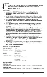 Предварительный просмотр 4 страницы Covidien Nellcor PEDICAP Instructions For Use Manual