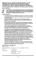 Предварительный просмотр 8 страницы Covidien Nellcor PEDICAP Instructions For Use Manual