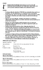 Предварительный просмотр 62 страницы Covidien Nellcor PEDICAP Instructions For Use Manual