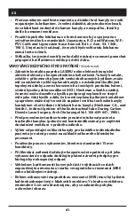 Preview for 61 page of Covidien Shiley 135810 Instructions For Use Manual