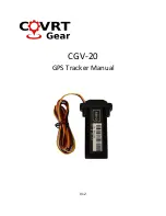 COVRT GEAR CGV-20 Manual preview