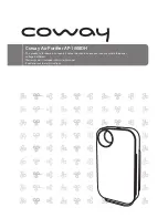 Coway Air Purifier AP-1008DH Manual preview