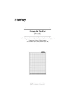 Preview for 1 page of Coway Airmega 150 User Manual