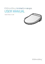 Coway BIDETMEGA 200 User Manual preview