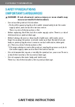 Preview for 6 page of Coway BIDETMEGA 400 User Manual