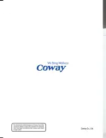 Preview for 2 page of Coway CHP-06EL Service Manual