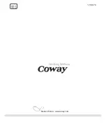 Предварительный просмотр 20 страницы Coway CHP-08AL Owner'S Instructions Manual