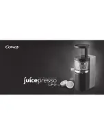 Coway Juicepresso CJP-01 User Manual preview