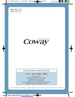 Preview for 1 page of Coway MHS-E5010X User Manual