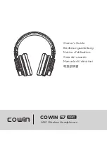 cowin E7 PRO User Manual preview