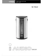 Cowon iAudio CW300 User Manual предпросмотр