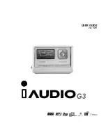 Cowon iAUDIO G3 User Manual preview