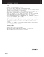 Preview for 2 page of Cowon iAUDIO X5V User Manual