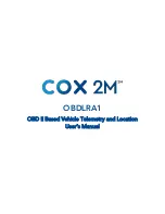 COX 2M OBDLRA1 User Manual предпросмотр