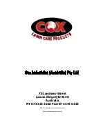 Preview for 54 page of COX A12013G Owner'S/Operator'S Manual