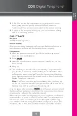 Preview for 7 page of COX Digital Telephone User Manual