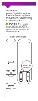 Предварительный просмотр 6 страницы COX MINI BOX BIG BUTTON REMOTE CONTROL Setup Manual