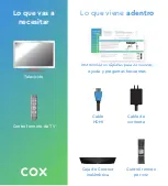 Предварительный просмотр 4 страницы COX Xi6 Quick Start Manual