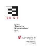 Coyote Point Systems E350GX Installation And Administration Manual preview