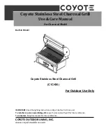 Coyote C1CH36 Use & Care Manual preview