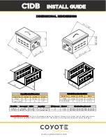 Preview for 1 page of Coyote C1DB Install Manual