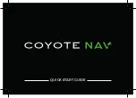 Preview for 1 page of Coyote NAV+ Quick Start Manual