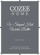 cozee home 814377 Quick Start Manual preview