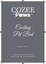 Cozee Paws 816347 Manual preview
