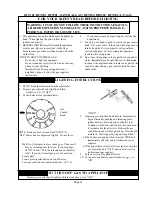 Предварительный просмотр 11 страницы COZY BFT101 and Installation And Operation Instructions Manual