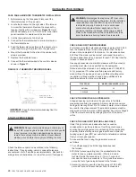 Предварительный просмотр 20 страницы COZY C255H Owner'S Manual And Installation Instructions