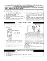 Preview for 9 page of COZY CDV255B and Installation And Operating Instructions Manual