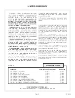 Preview for 20 page of COZY VC201C Installation And Operating Instructions Manual